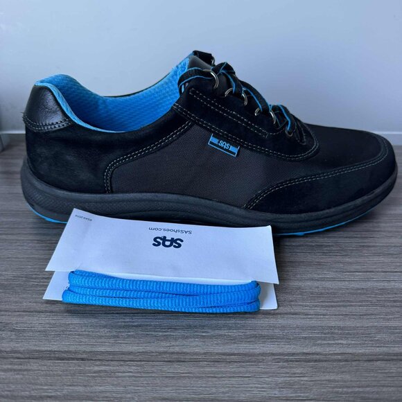 SAS Sporty Women's Lace Up Tennis Shoes Size 7 M $175 in Black - Picture 4 of 10